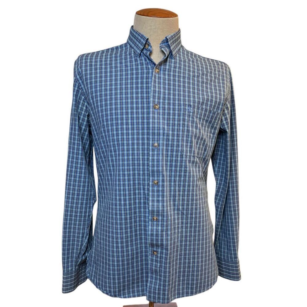 Fish Hippie Button Down Sht Sz. M Solace Collection Genuine Waterside Originals